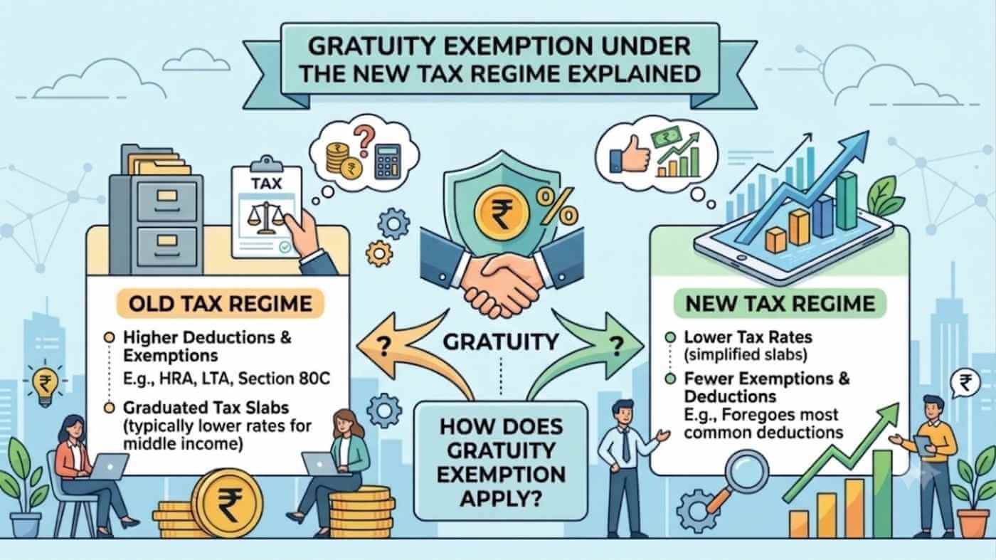 Gratuity Exemption : New Tax Regime